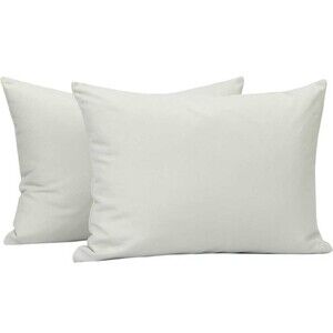 NTBAY Toddler Pillowcases Set 2 Light Grey 13x18 Zippered Microfiber